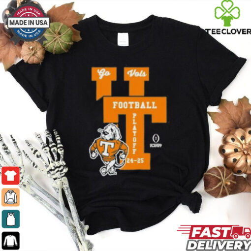 Official Tennessee Vols CFP College Football Playoff 2024 25 Interlock Strutting Smokey t shirt