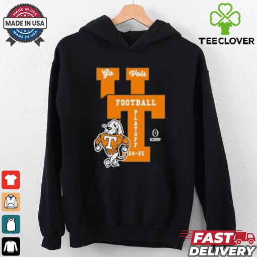 Official Tennessee Vols CFP College Football Playoff 2024 25 Interlock Strutting Smokey t shirt