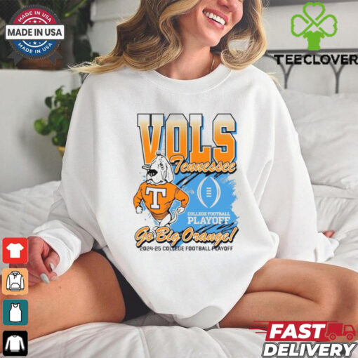 Official Tennessee Vols Go Big Orange 2024 25 CFP Vault Smokey Shirt