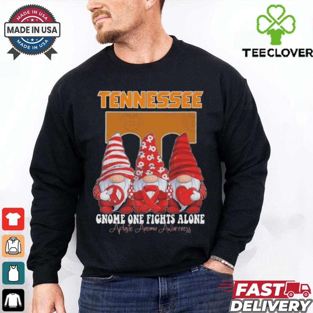 Official Tennessee Volunteers Gnome One Fights Alone 2024 Shirt Official Tennessee Volunteers Gnome One Fights Alone 2024 Shirt