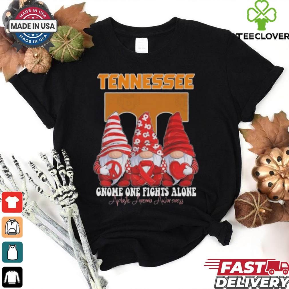 Official Tennessee Volunteers Gnome One Fights Alone 2024 Shirt Official Tennessee Volunteers Gnome One Fights Alone 2024 Shirt
