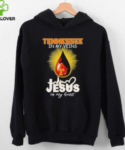 Official Tennessee Volunteers In My Veins Jesus In My Heart T shirts