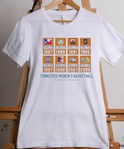 Official Tennessee Women’s Basketball 8x National Champions T Shirt