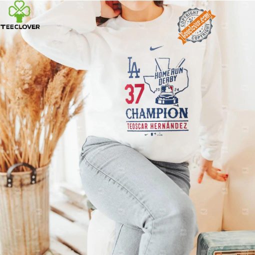 Official Teoscar Hernandez Los Angeles Dodgers Nike 2024 MLB Home Run Derby Champion T Shirt