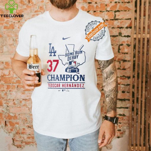 Official Teoscar Hernandez Los Angeles Dodgers Nike 2024 MLB Home Run Derby Champion T Shirt