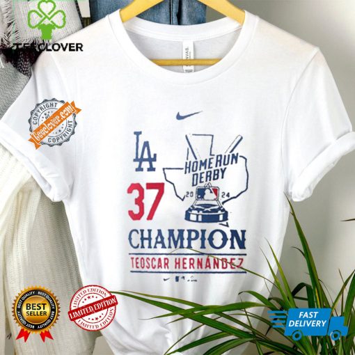 Official Teoscar Hernandez Los Angeles Dodgers Nike 2024 MLB Home Run Derby Champion T Shirt