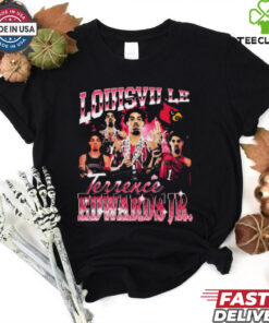 Official Terrence Edwards Jr. Louisville Cardinals 90s Graphic t shirt