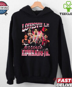 Official Terrence Edwards Jr. Louisville Cardinals 90s Graphic t shirt