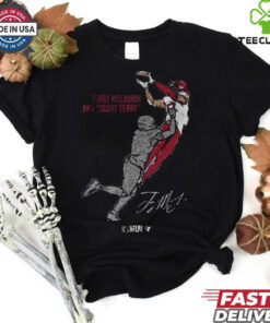 Official Terry McLaurin Aka Scary Terry Catch Washington Commanders NFL Signature t shirt