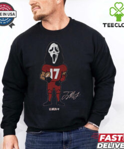 Official Terry McLaurin Scary Terry Mask Washington Commanders NFL Signature t shirt