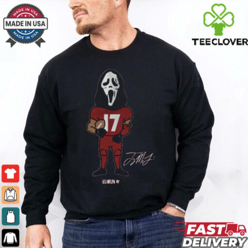 Official Terry McLaurin Scary Terry Mask Washington Commanders NFL Signature t shirt