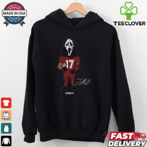 Official Terry McLaurin Scary Terry Mask Washington Commanders NFL Signature t shirt