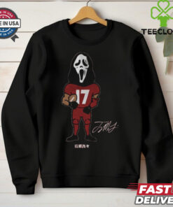 Official Terry McLaurin Scary Terry Mask Washington Commanders NFL Signature t shirt