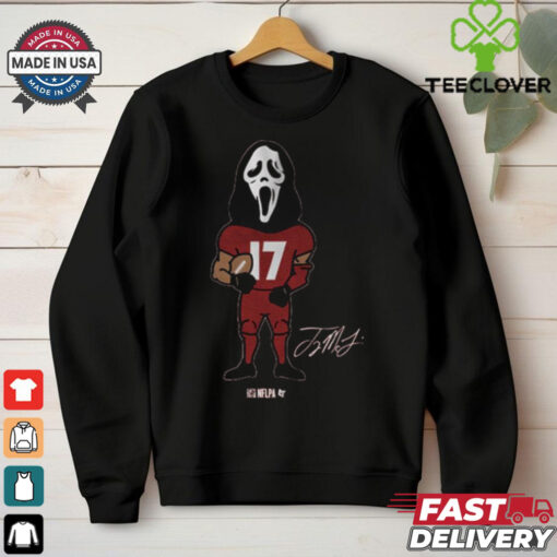 Official Terry McLaurin Scary Terry Mask Washington Commanders NFL Signature t shirt