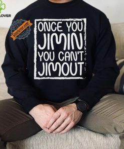 Official Tetris wearing once you jimin you can’t jimout T shirt