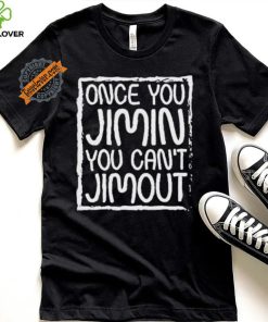 Official Tetris wearing once you jimin you can’t jimout T shirt