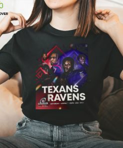 Official Texans vs Ravens 2023 2024 NFL Divisional Game Shirt