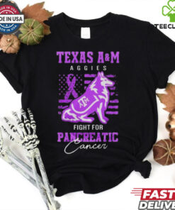 Official Texas A&M Aggies Fight For Pancreatic Cancer 2024 Shirt
