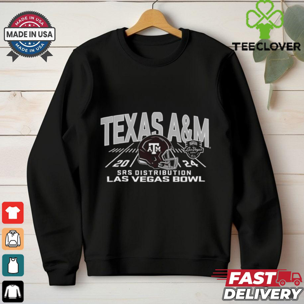 Official Texas A&M Aggies Maroon 2024 SRS Distribution Las Vegas Bowl Bound Helmet t shirt Official Texas A&M Aggies Maroon 2024 SRS Distribution Las Vegas Bowl Bound Helmet t shirt