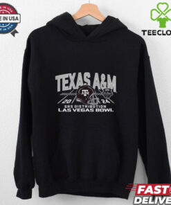 Official Texas A&M Aggies Maroon 2024 SRS Distribution Las Vegas Bowl Bound Helmet t shirt