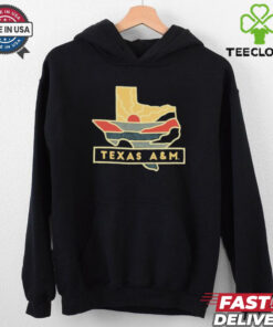 Official Texas A&M Sunset Lonestar T Shirt