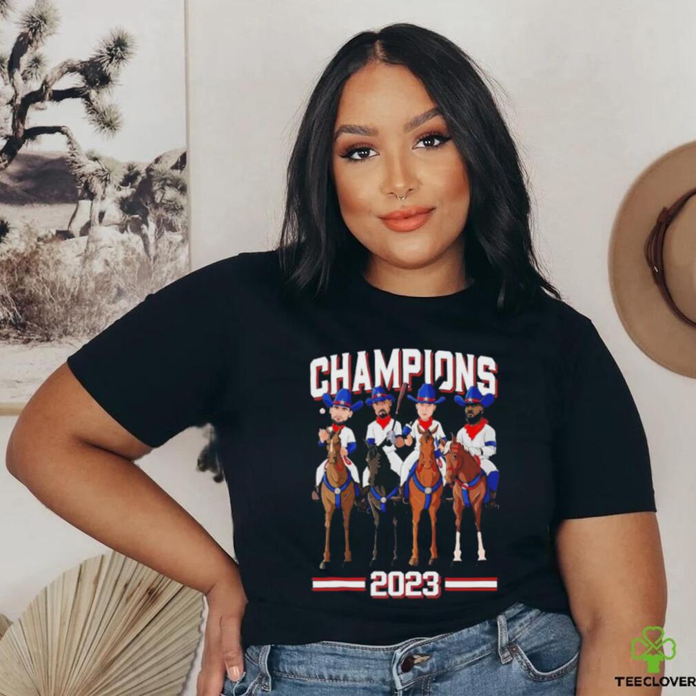 Official Texas Champions 2023 Cowboy Riding Horse T Shirt Official Texas Champions 2023 Cowboy Riding Horse T Shirt