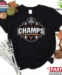 Official Texas Longhorns 2024 SEC Women’s Soccer Tournament Champions Locker Room T Shirt
