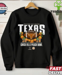 Official Texas Longhorns 2025 College Football Playoff Quarterfinal Chick Fil A Peach Bowl t shirt