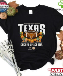 Official Texas Longhorns 2025 College Football Playoff Quarterfinal Chick Fil A Peach Bowl t shirt