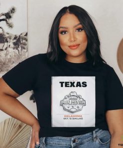 Official Texas Longhorns Football 2024 Schedule Allstate Red River Rivalry At The Cotton Bowl Shirt