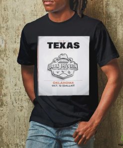 Official Texas Longhorns Football 2024 Schedule Allstate Red River Rivalry At The Cotton Bowl Shirt
