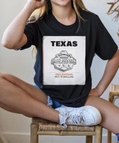 Official Texas Longhorns Football 2024 Schedule Allstate Red River Rivalry At The Cotton Bowl Shirt