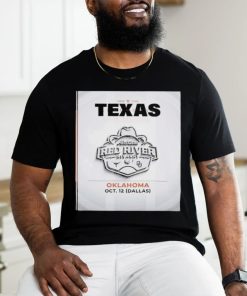Official Texas Longhorns Football 2024 Schedule Allstate Red River Rivalry At The Cotton Bowl Shirt