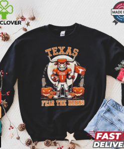 Official Texas Longhorns Football Fear The Horns Halloween shirt