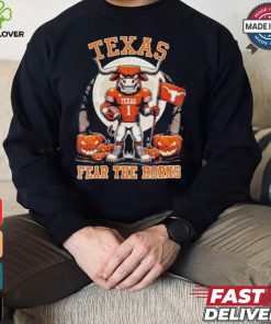 Official Texas Longhorns Football Fear The Horns Halloween shirt