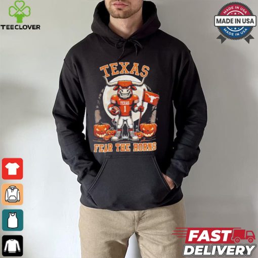 Official Texas Longhorns Football Fear The Horns Halloween shirt