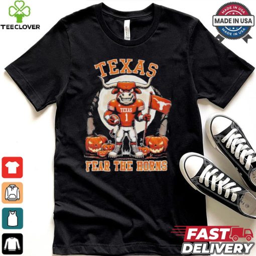 Official Texas Longhorns Football Fear The Horns Halloween shirt
