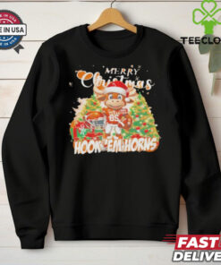 Official Texas Longhorns Mascot Merry Christmas Hook ‘Em Horns Sweatshirt