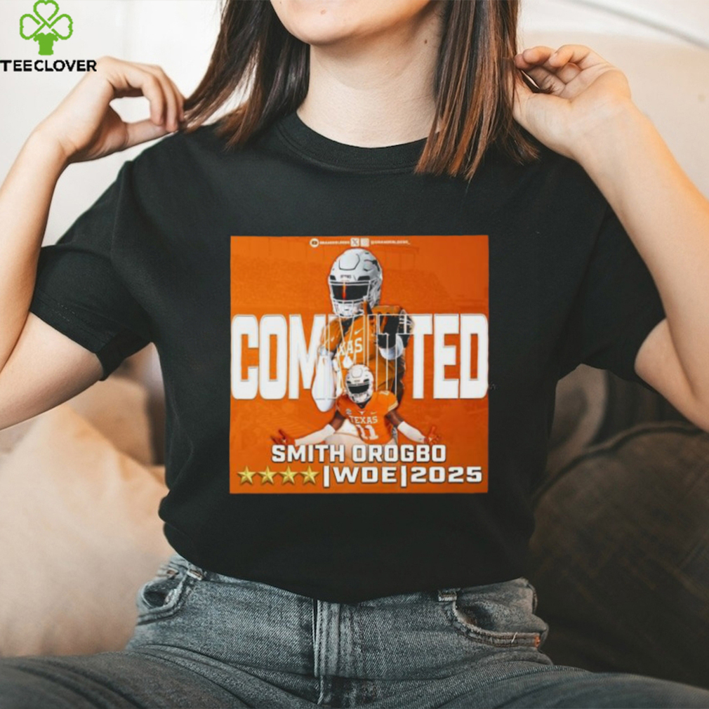 Official Texas Longhorns Smith Orogbo Commited WDE 2025 Shirt