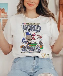 Official Texas Ranger Vs Arizona Diamondbacks 2023 World Series Cartoon Shirt