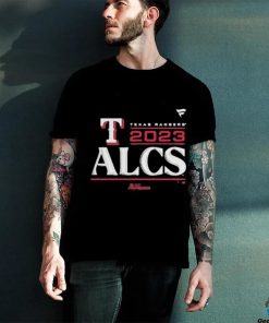 Official Texas Rangers Fanatics Branded Black 2023 Alcs Locker Room Shirt