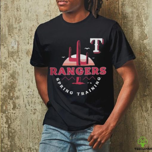 Official Texas Rangers Fanatics Branded MLB Spring Training Sunrise T Shirt