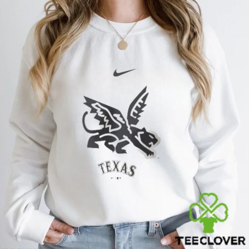 Official Texas Rangers Nike 2023 City Connect Peagle Logo Shirt