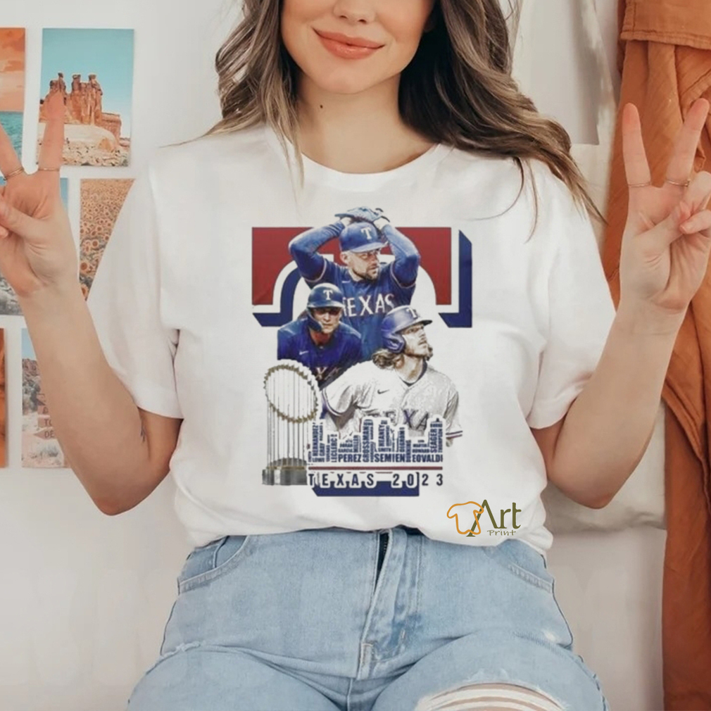 Official Texas Rangers Skyline 2023 World Series Capital One Shirt Official Texas Rangers Skyline 2023 World Series Capital One Shirt