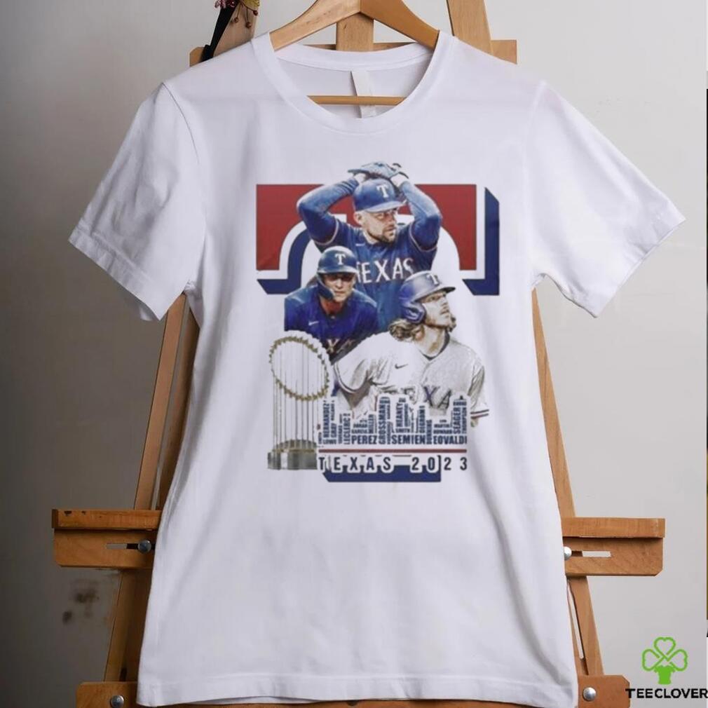 Official Texas Rangers Skyline 2023 World Series Capital One Shirt Official Texas Rangers Skyline 2023 World Series Capital One Shirt