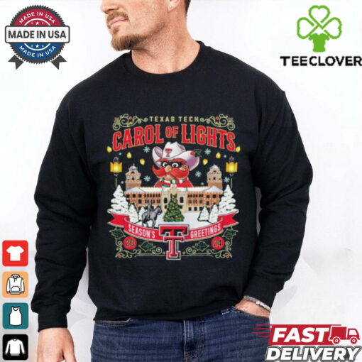 Official Texas Tech 2024 Carol of Lights Season’s Greetings Christmas Shirt