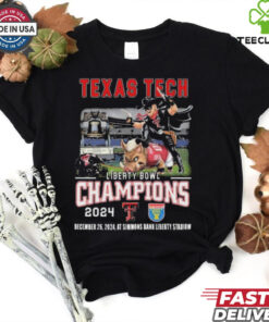 Official Texas Tech Liberty Bowl Champions 2024 Dec 26 At Simmons Bank Liberty Stadium Mascot t shirt