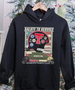 Official Texas Tech Red Raiders Vs UCF Knights 2023 Salute To Service Game Day Shirt