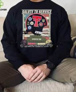 Official Texas Tech Red Raiders Vs UCF Knights 2023 Salute To Service Game Day Shirt