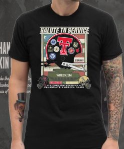 Official Texas Tech Red Raiders Vs UCF Knights 2023 Salute To Service Game Day Shirt